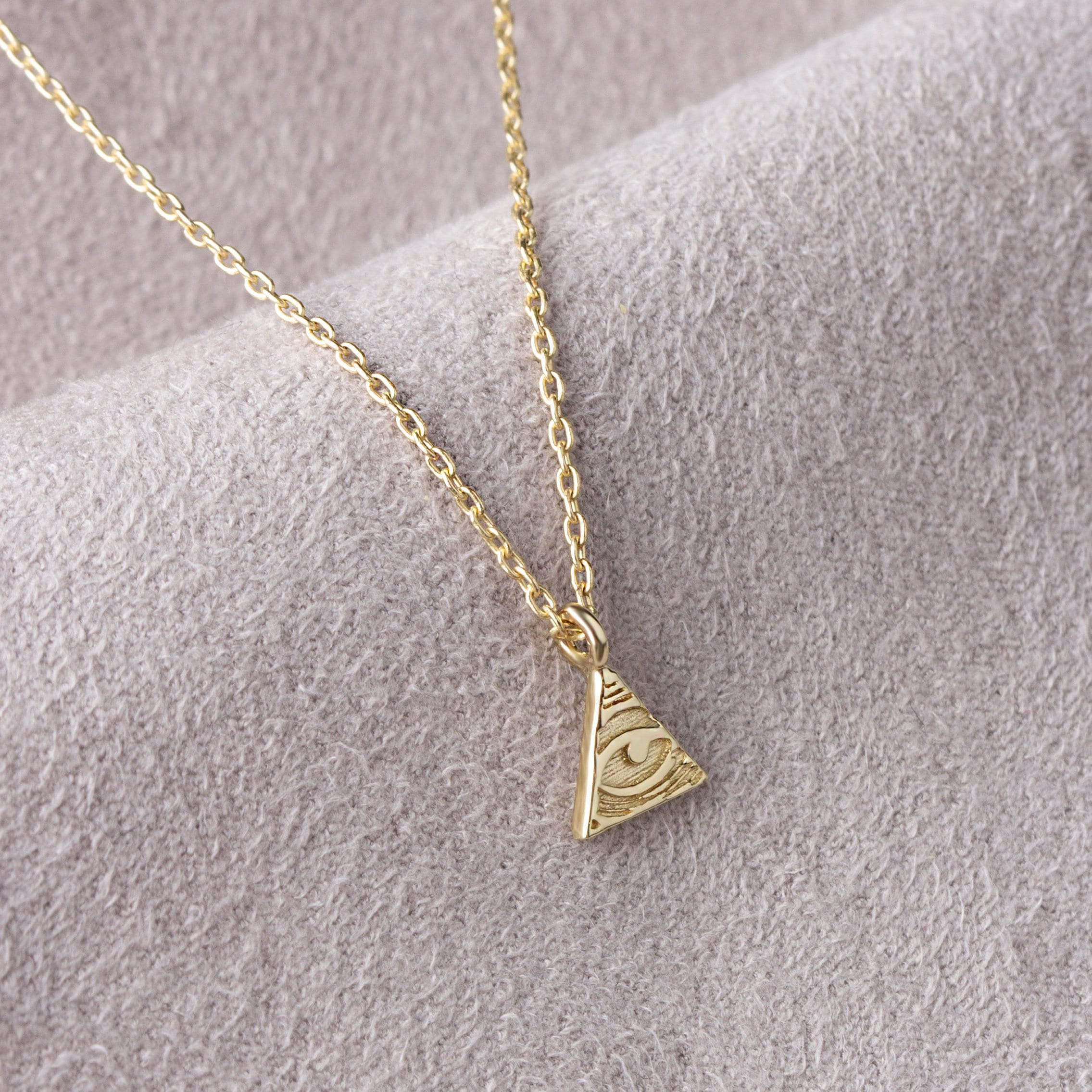 Illuminati-Halskette „Allsehendes Auge“ – Unisex-Anhänger Aus Metall, Okkultes Amulett & Schutz-Talisman