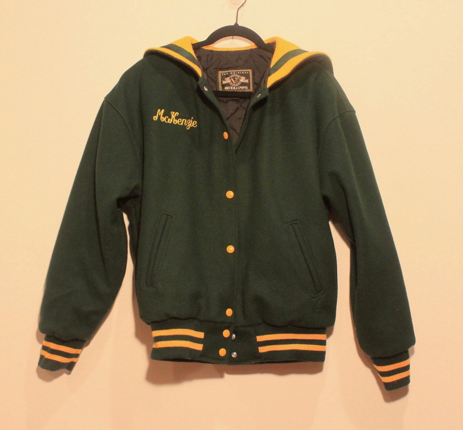 Mckenzie Vintage Varsity Jacket. Etsy