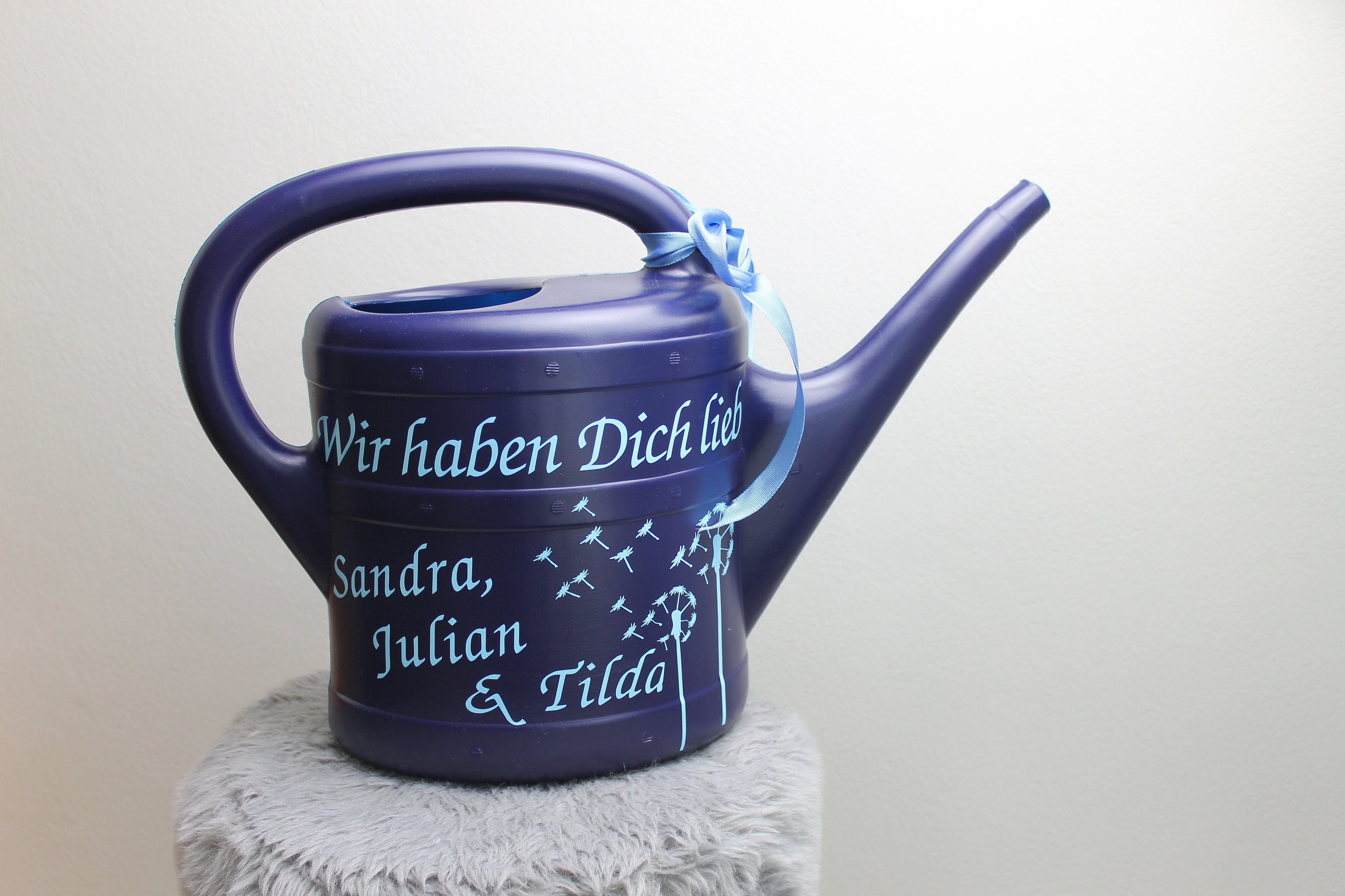 Gießkanne mit Spruch, personalisiert Etsy.de