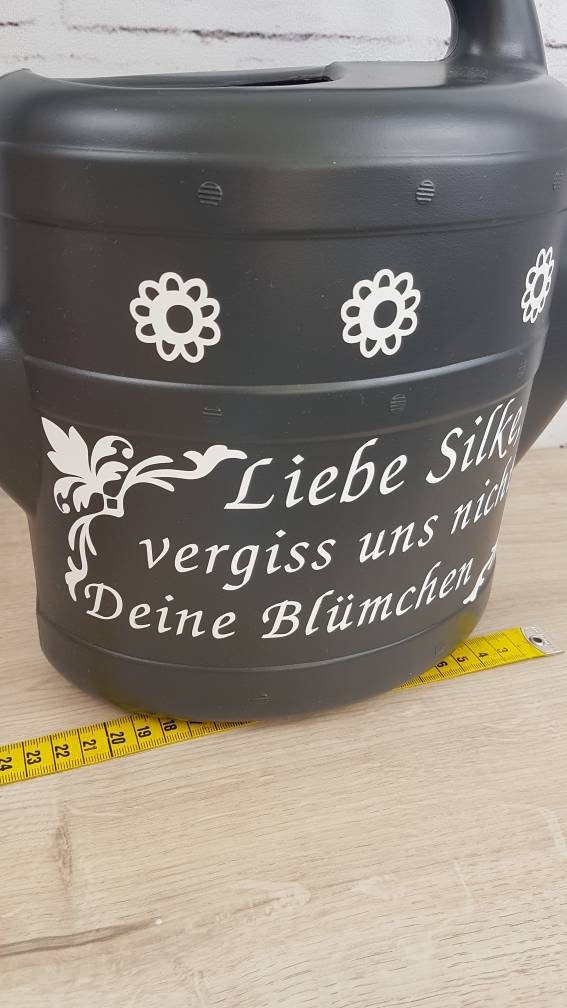 Gießkanne mit Spruch, personalisiert Etsy.de
