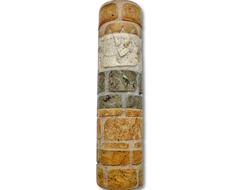 Western Wall Jerusalem Stone Mezuzah