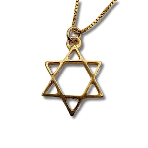 Gold Filled Star of David Necklace
