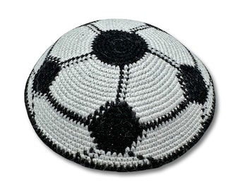 Kippah da calcio/calcio 14 cm: regalo per bambini Kippah/Bar Mitzvah