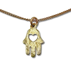 Gold Filled Hamsa Necklace/Pendant