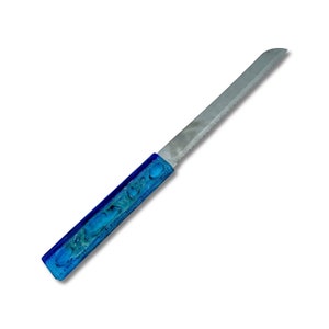 Challa Knife Stainless steel & Glass Shabat Shalom