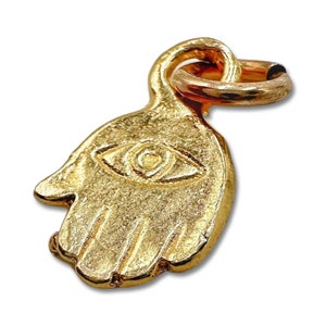 Mini Sterling Silver/Gold Filled Hamsa Necklace/Pendant