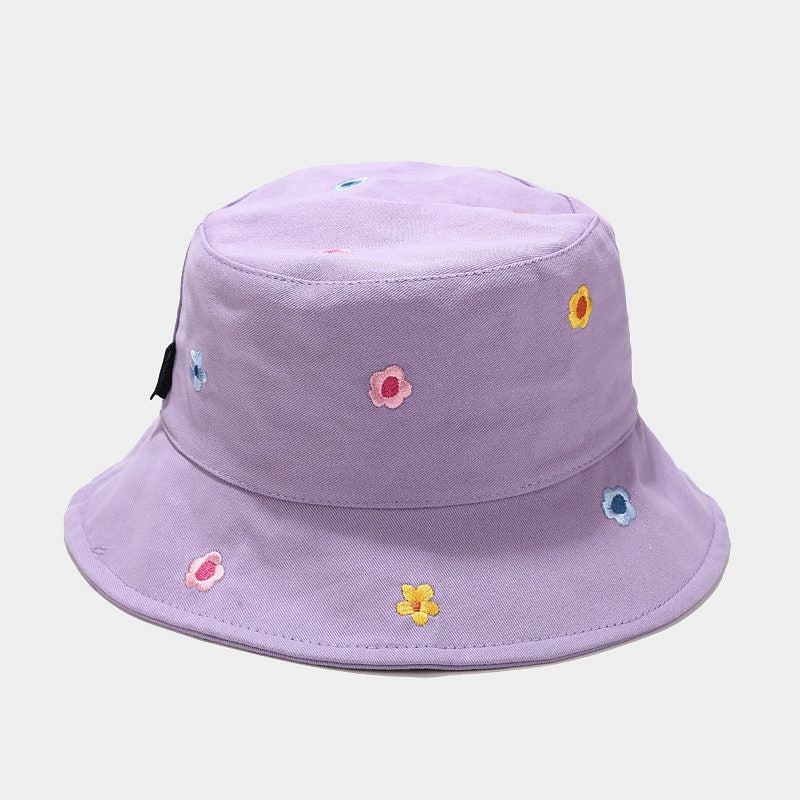 Y2k bucket hat floral embroidered summer hat fishermen hat Etsy