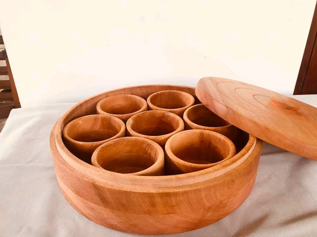 Spice Box Box With Individual Containers Srilanka Spices Etsy