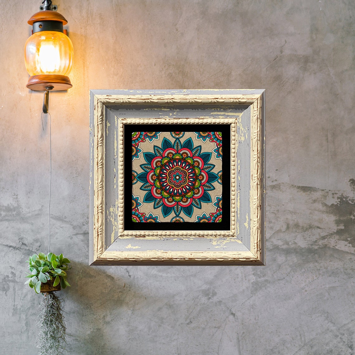 Natural Stone Iconic Ethnic Wall Art Frame Gifts and House Etsy