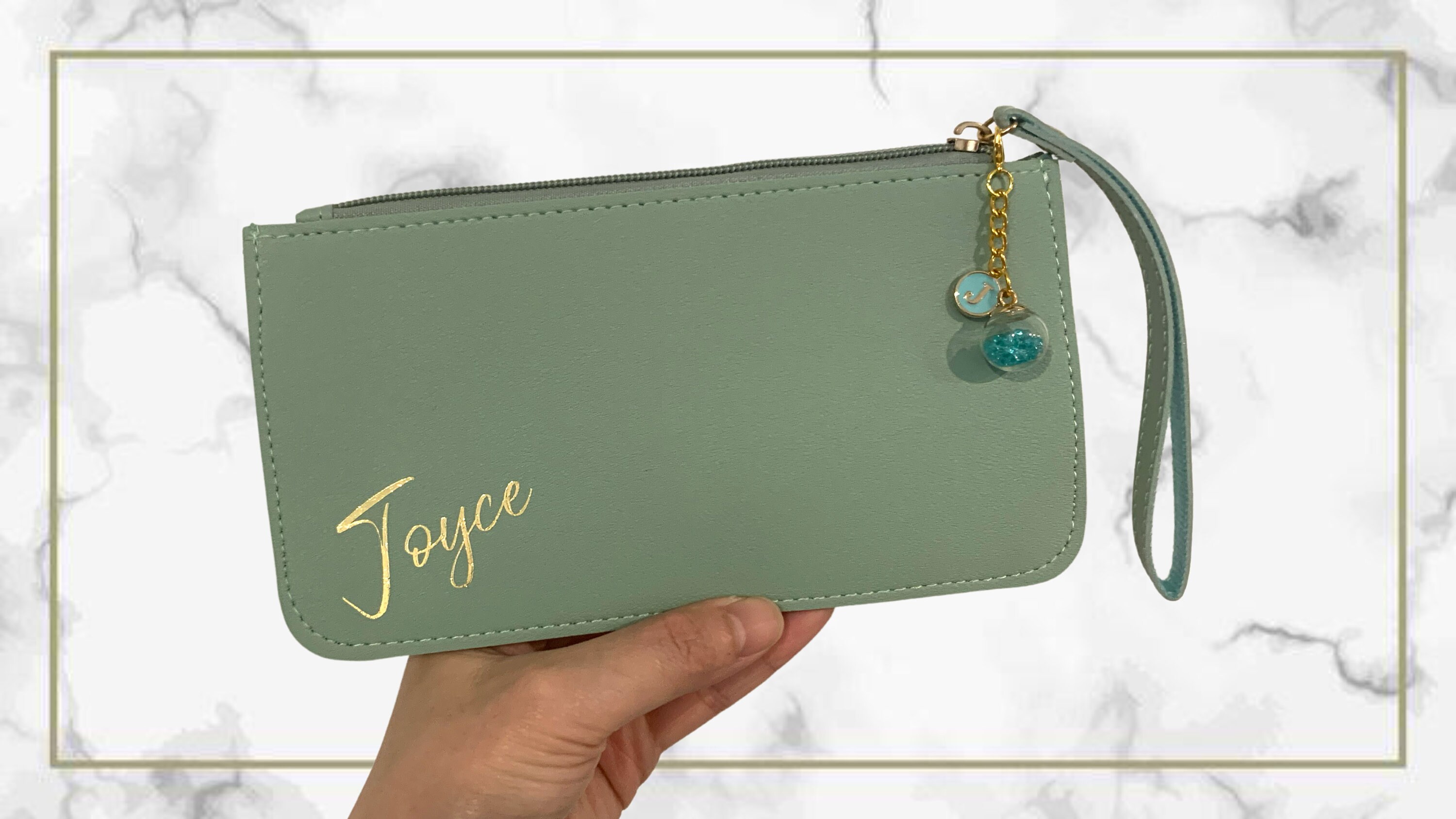 Personalised Clutch With Wrist Strap Personalized Etsy Australia