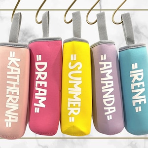 Personalised /Personalized Water Bottle Cover |Custom Water Bottle Cover/Case/ Sleeve/Pouch/ Sports Drink Bag |Custom Gift |Best Gift|