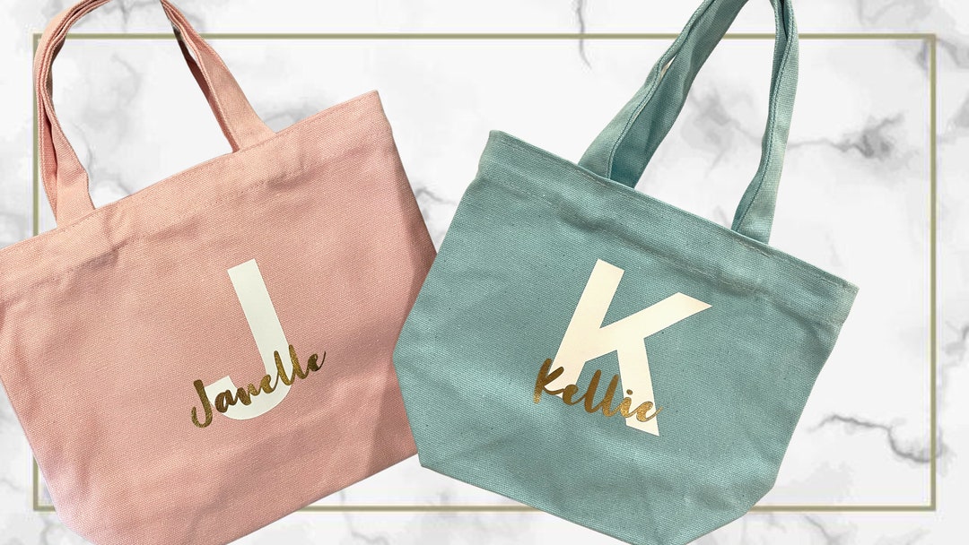 Personalised Small Tote| Lunch Bag| Small Casual Handbag| Custom Mini ...