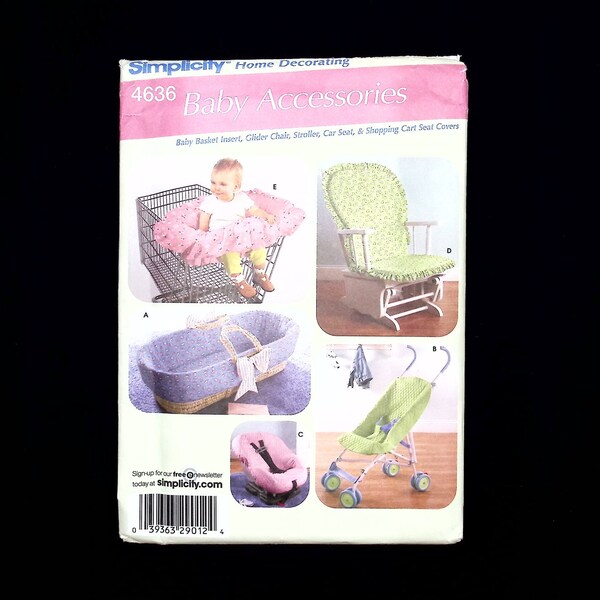 Sizes: n/a | Baby Accessories | Simplicity 4636 | UNCUT