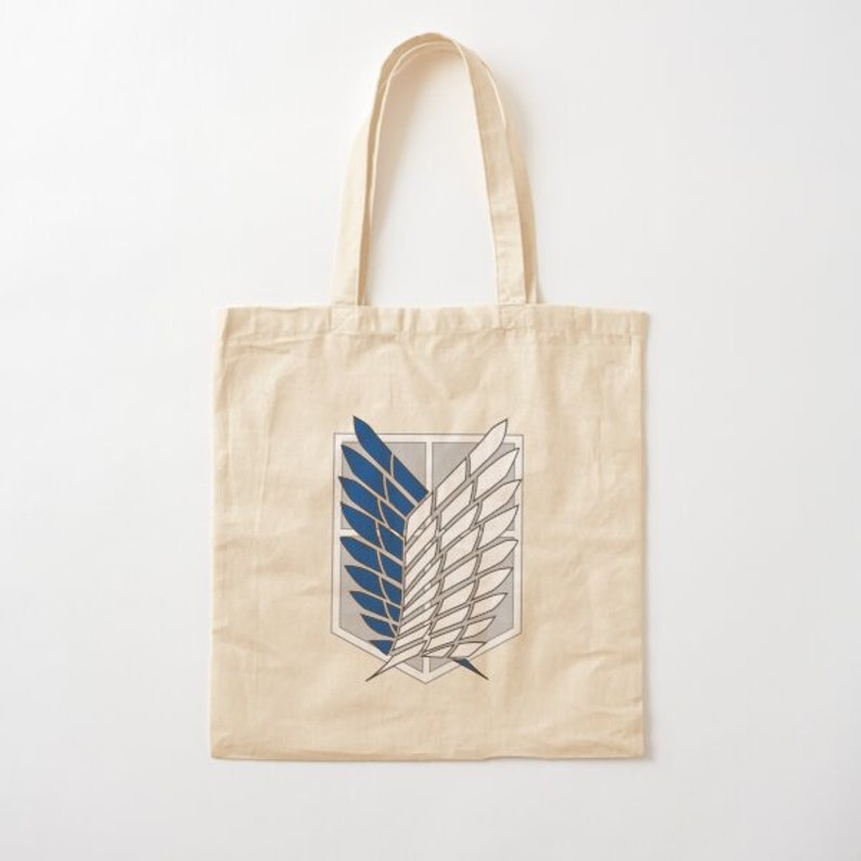 Attack On Titan Scouts Logo Cotton Tote Bag 15x15in.