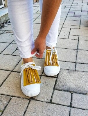 Mosterd gele schoenen - Etsy Nederland