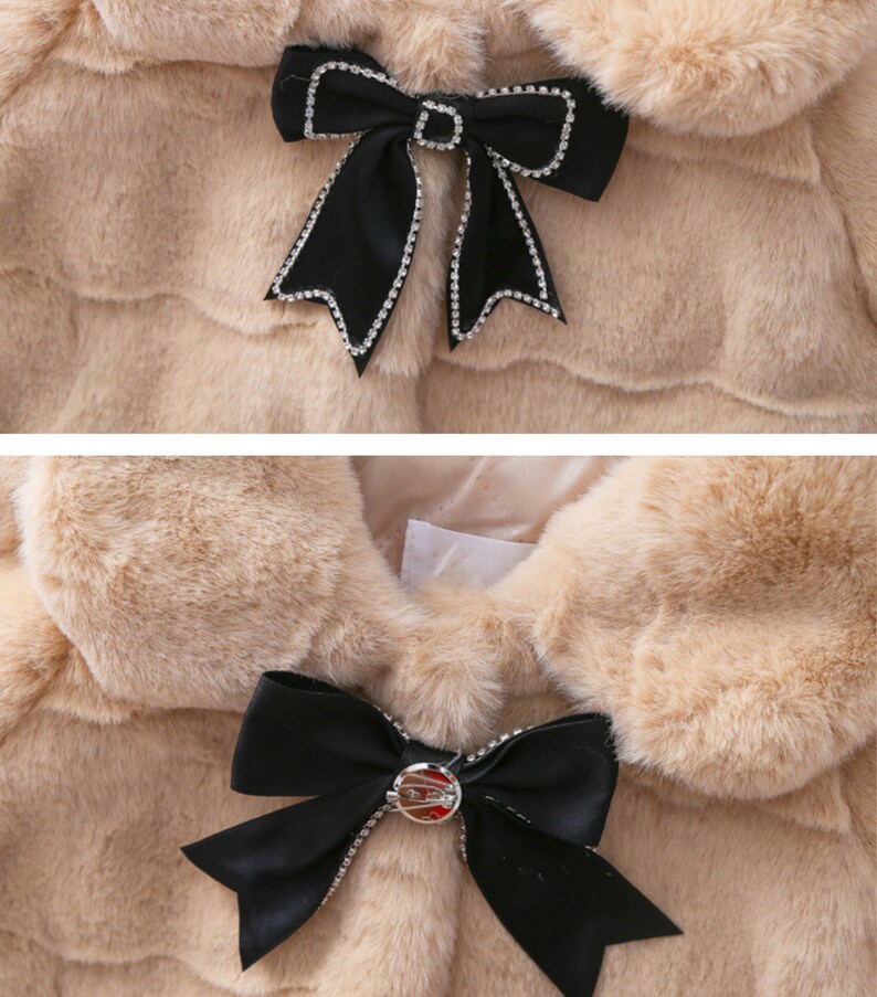 16yrs Flower Girl Fur Jacket Classy Girl Fur Coat Toddler Etsy