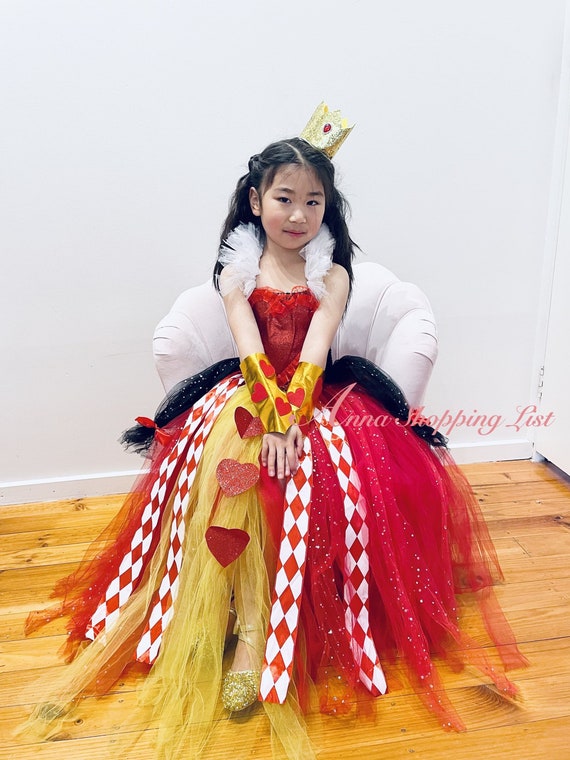 Queen Of Hearts Costume, Halloween Queen Of Hearts Costume Cosplay