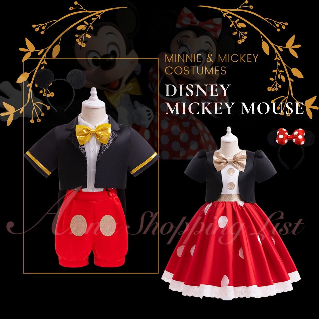 Disfraz Premium Infantil Disguice Mickey-Disney De Bebé Color Negro  Talla:18M