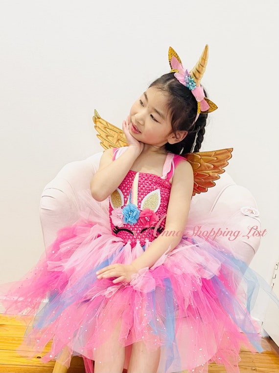 Déguisement robe tutu licorne fille