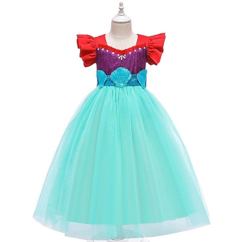 Sequins Mermaid Costumedisney Princess Dresslittle Mermaid - Etsy Sequins Mermaid Costumedisney Princess Dresslittle Mermaid - Etsy