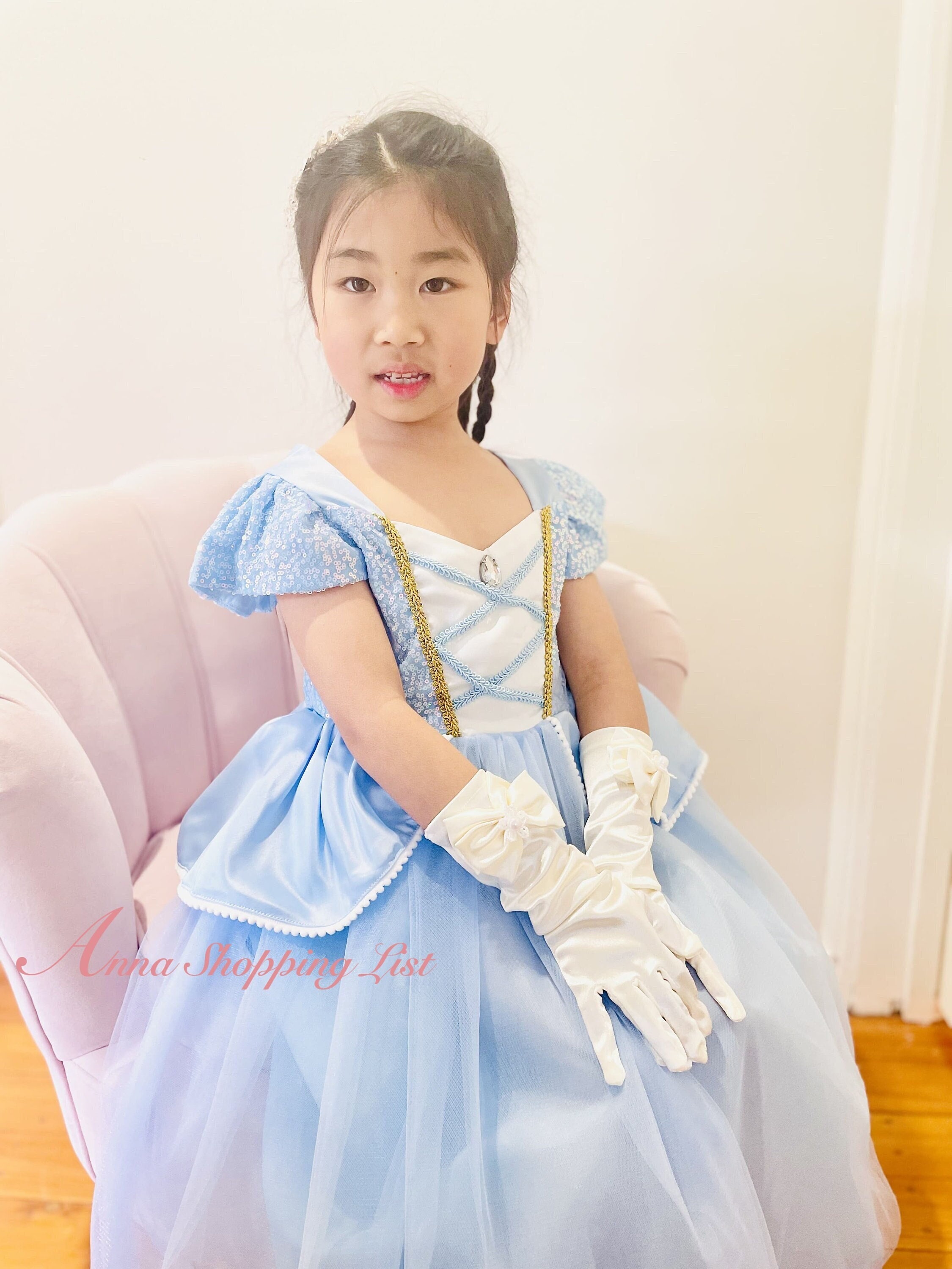 Buy Girls Cinderella Costumes Halloween Princess Dress Up Fancy Birthday  Party Ball Gown Online at desertcartINDIA