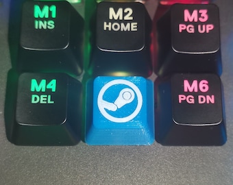 Steam inspired keycap 3D Printed custom keycap