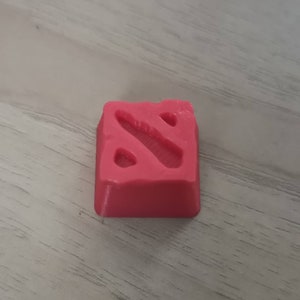 Dota 2 logo inspired keycap for mechanical keyboard 3D printed artisan keycap image 2