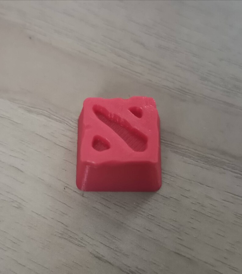 Dota 2 logo inspired keycap for mechanical keyboard 3D printed artisan keycap image 2
