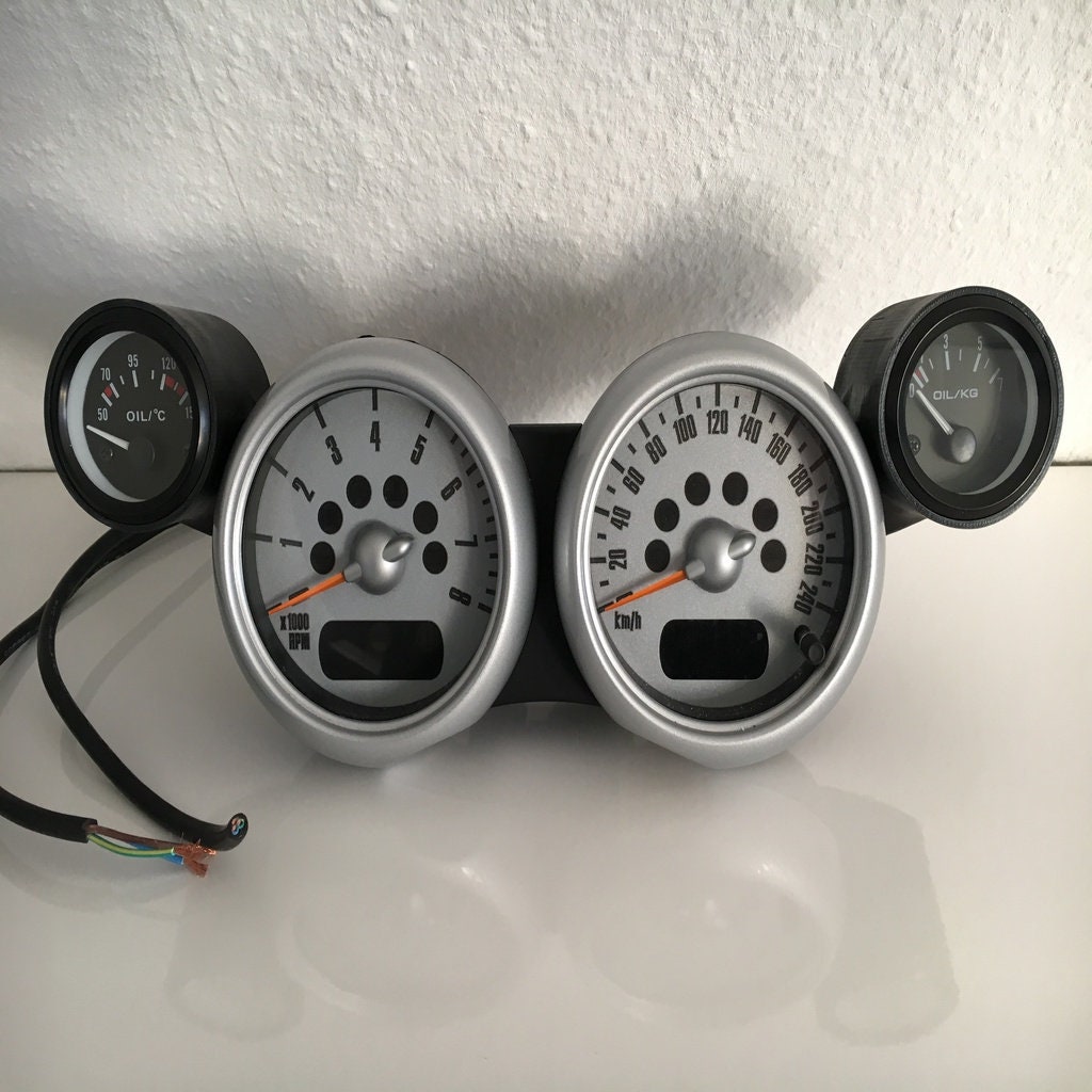 Mini Cooper/s/jcw R50 R52 R53 Gauge Pod Mount Black 52mm/60mm 20022006