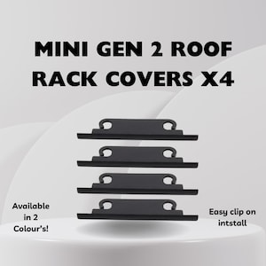 Mini Roof Rack Removal System Replacement Covers R55 R56 - Mini 82720426987 JCW