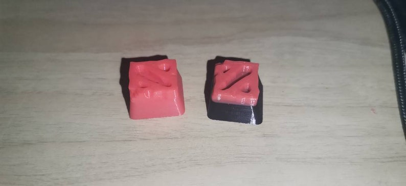 Dota 2 logo inspired keycap for mechanical keyboard 3D printed artisan keycap image 3