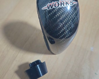 Mini Cooper S R50 R52 R53 JCW Carbon Gear Knob Clip 3D Print John Cooper Works