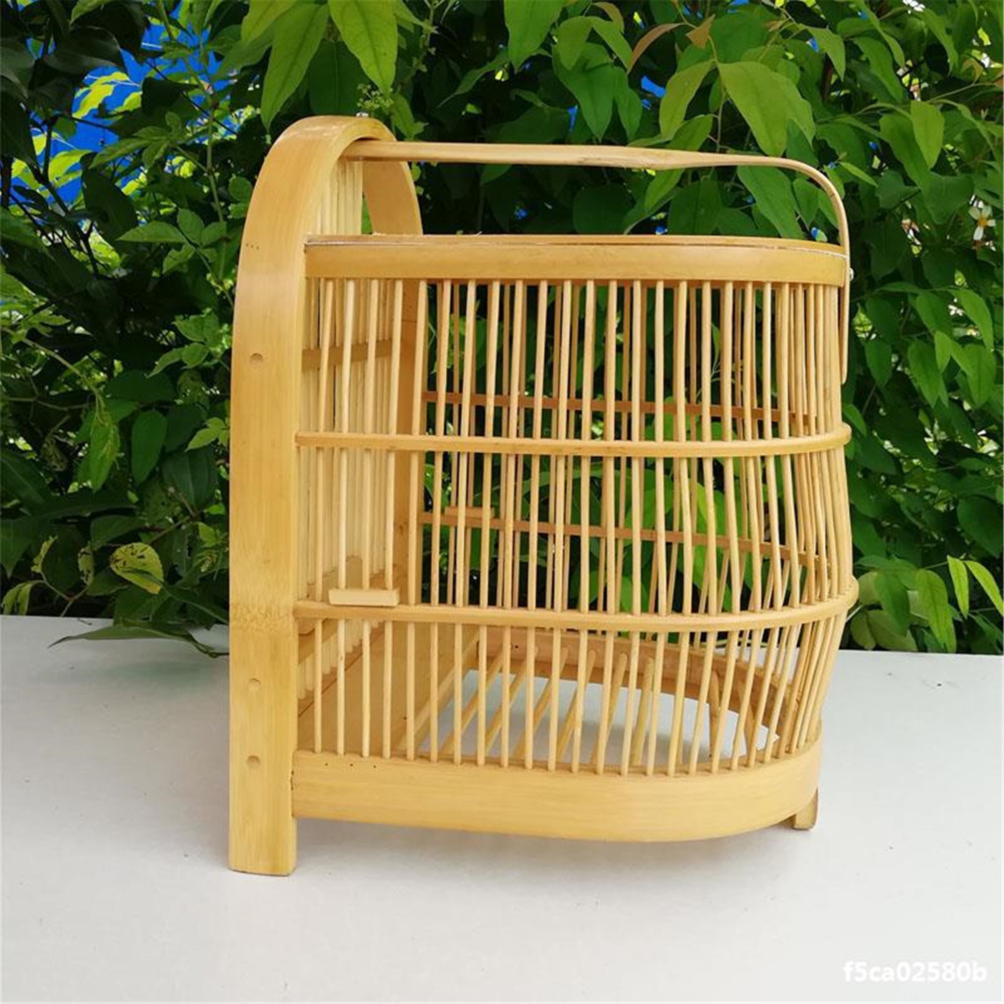 Bamboo bird cage full set of accessories encryption cage Etsy