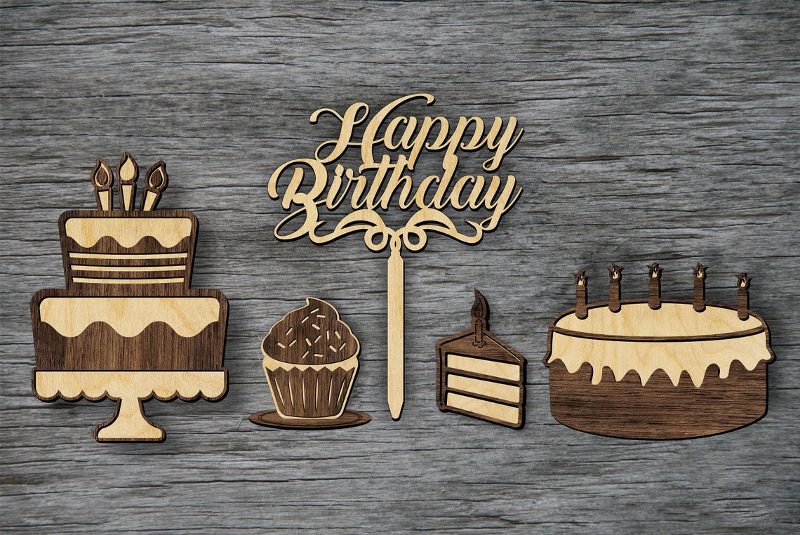 Huge Happy Birthday Laser Cut File/ SVG Ai CDR PDF Etsy
