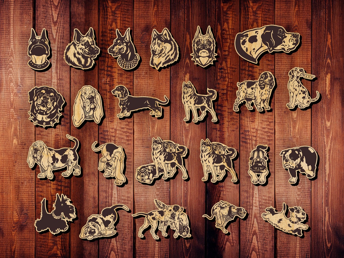 Dog Breed Laser Cut File/ Digital Download/laser Engrave/svg Etsy