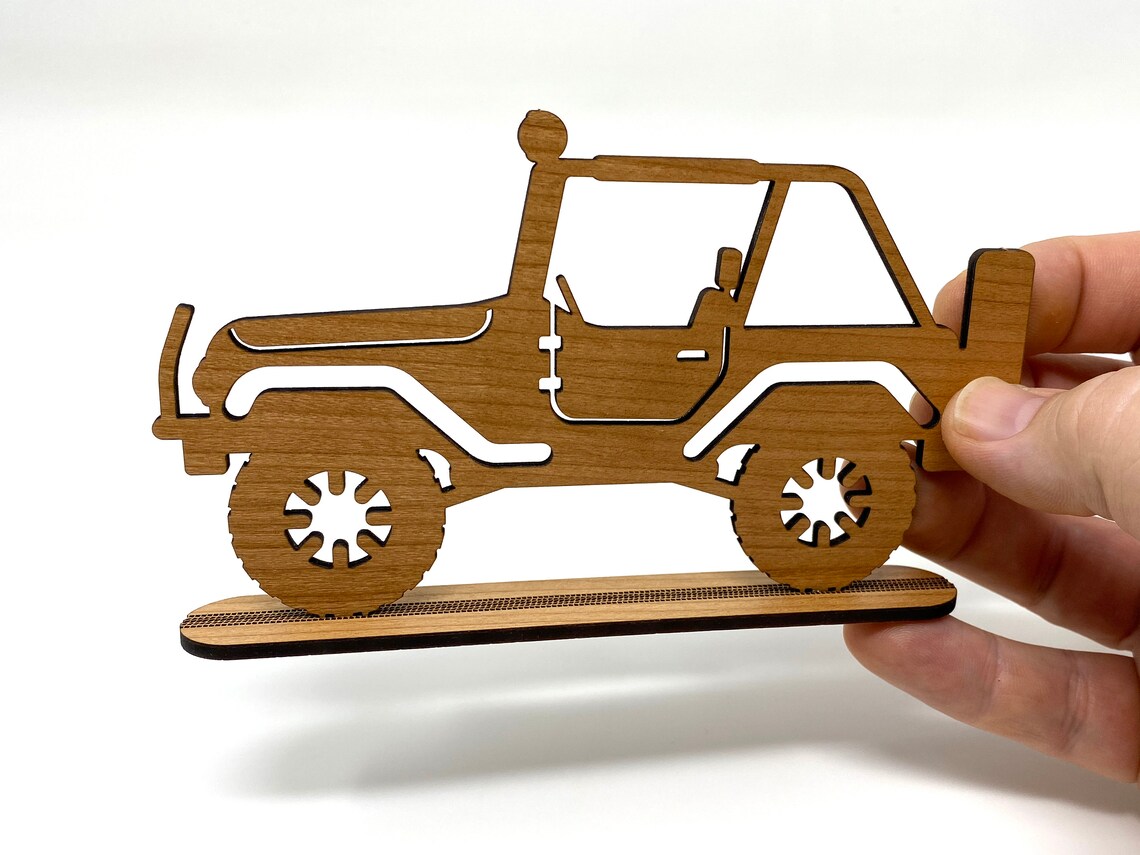 Jeep 4 X 4 Pop up Card / Laser Cut File/svg Ai Cdr Pdfdxf/ Etsy