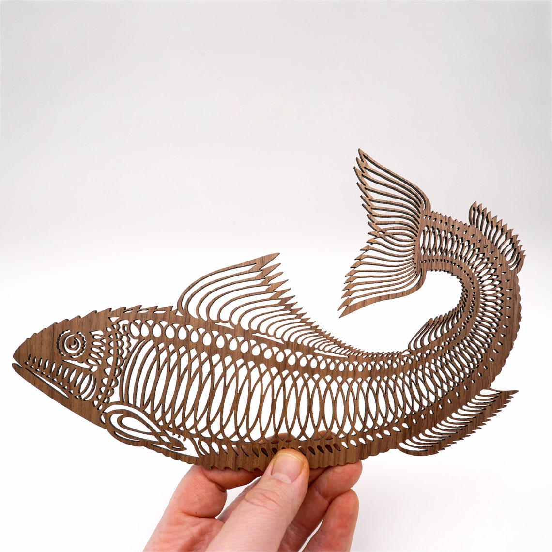 FischLaserVektorDatei / CricutDatei / digitaler Download / Etsy