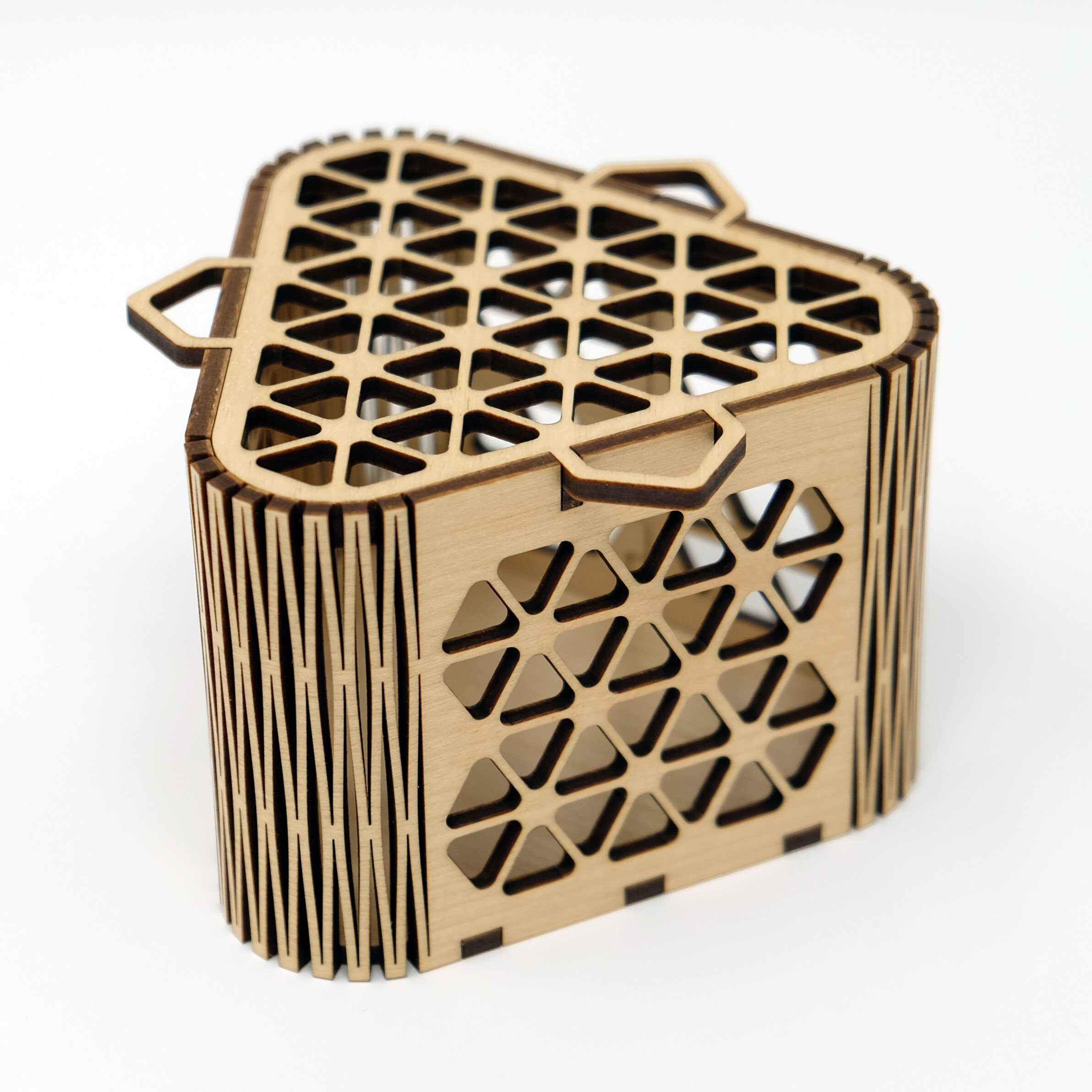 Triangle box laser vector file/DIgital Download/SVG Ai CDR Etsy