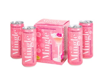 Mingle Cranberry Cosmo Sparkling Mocktail - Pack of 4