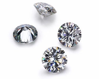 0.8 A 3.5mm Rotondo Bianco Loose Moissanite Pietra D Color VVS1 - Foto 3