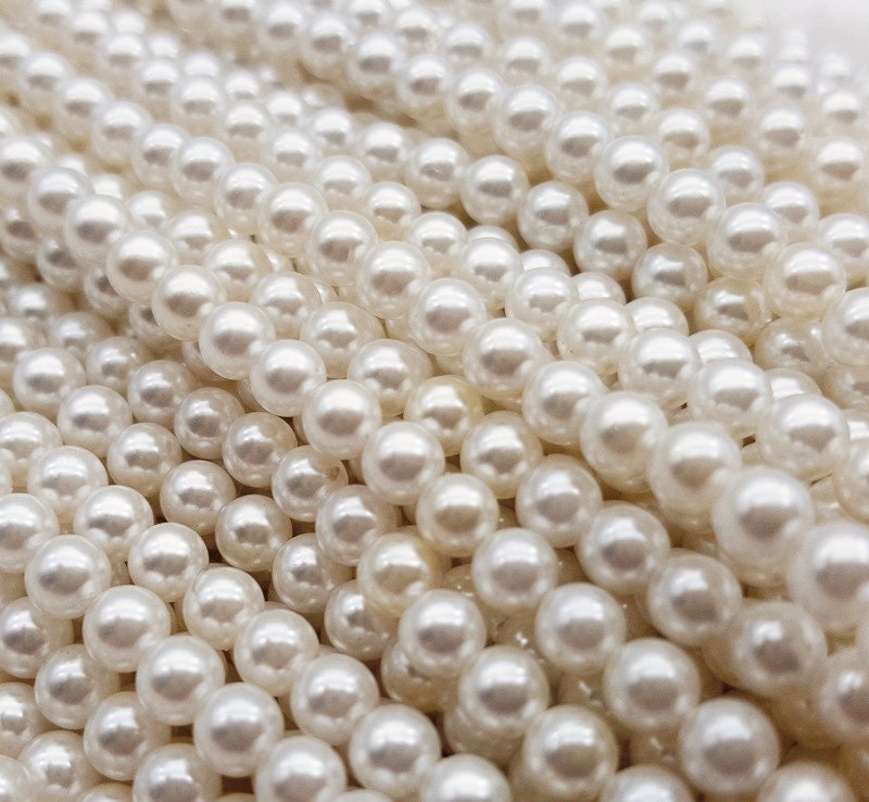 White Flat Back Pearls-half Round Loose Flatback Bead  Pearl-1.5mm-2mm-3mm-4mm-5mm-6mm-7mm-8mm-9mm-10mm-12m-non Hotfix 