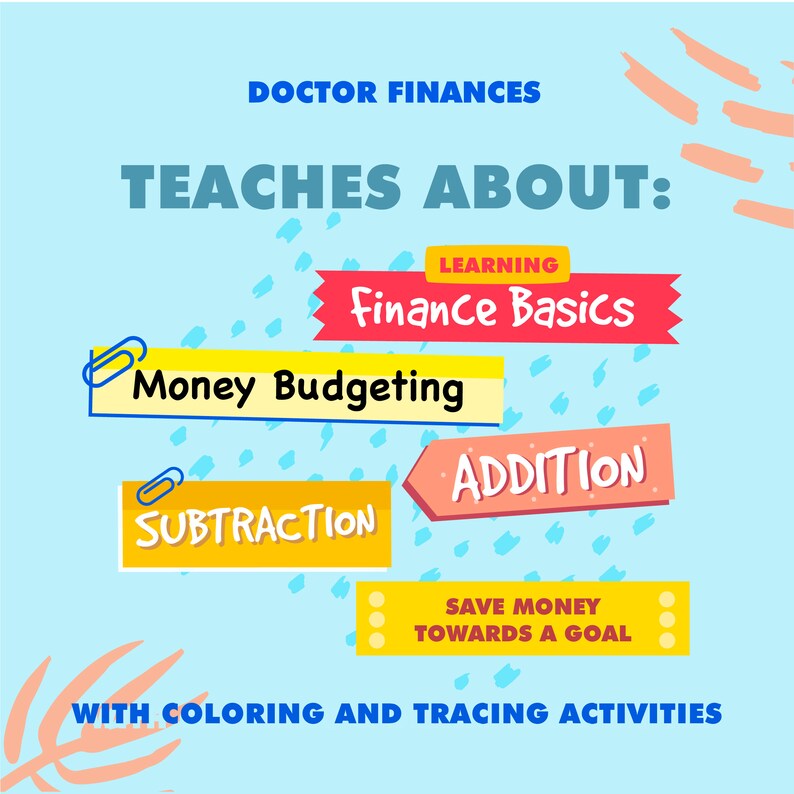 Kids Financial Workbook for Preschool, Pre-K, Kindergarten, K-3 Students BESTSELLING image 3
