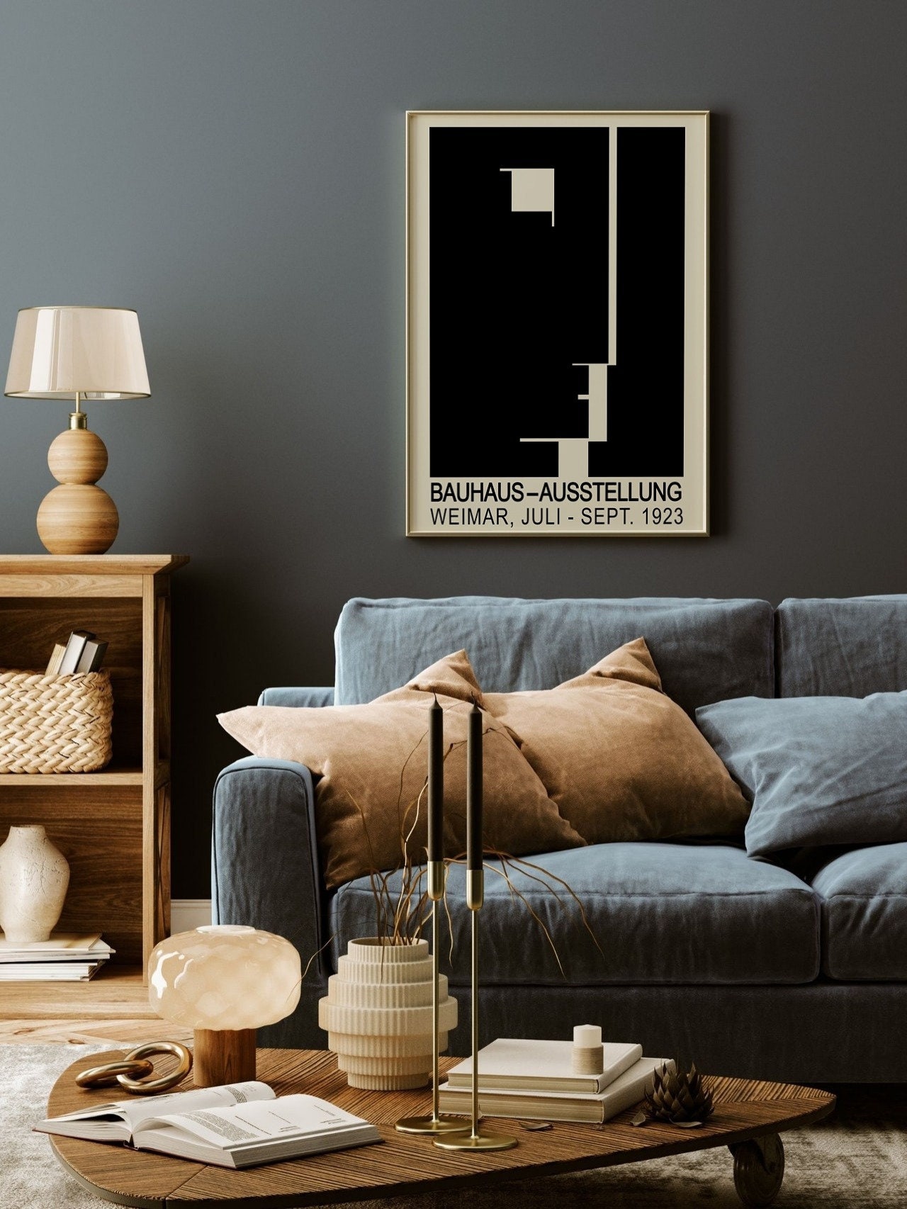 Bauhaus Exhibition Poster Bauhaus Face Print Museum - Etsy