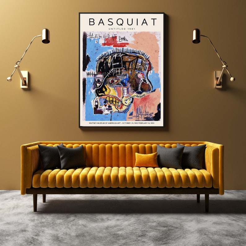 Jean Michel Basquiat Print Basquiat Untitled 1981 Exhibition Poster