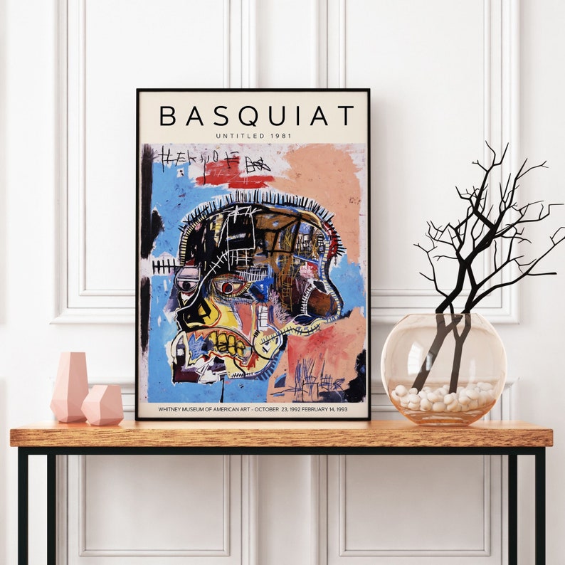 Jean Michel Basquiat Print Basquiat Untitled 1981 Exhibition Poster