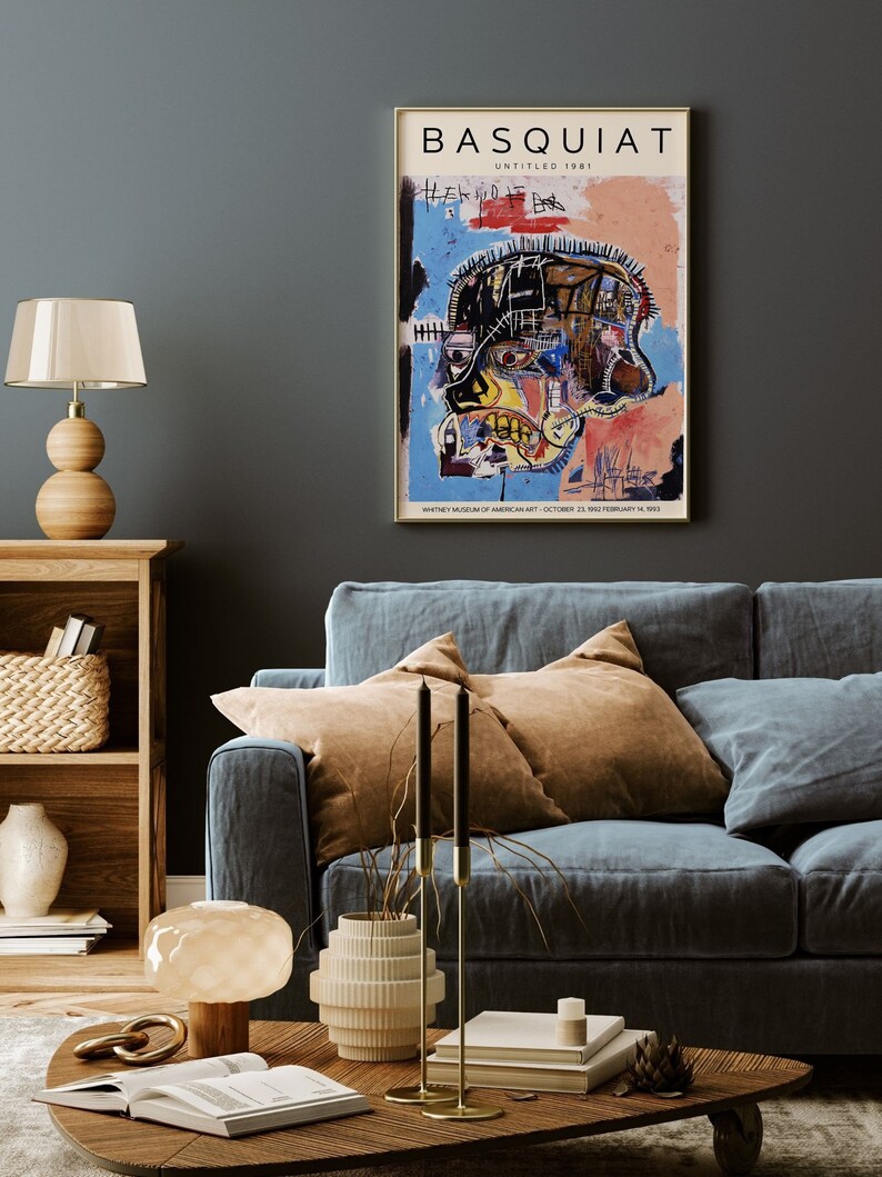 Jean Michel Basquiat Print Basquiat Untitled 1981 Exhibition Poster