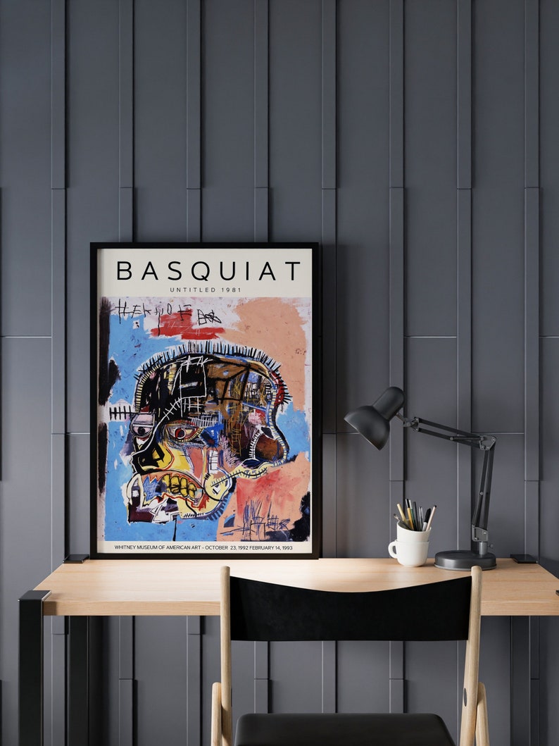 Jean Michel Basquiat Print Basquiat Untitled 1981 Exhibition Poster
