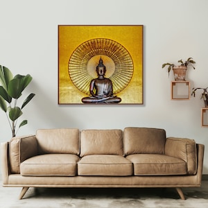 Thailand Temple Light & Silence | Meditative Wall Art - Digital Photography for Download