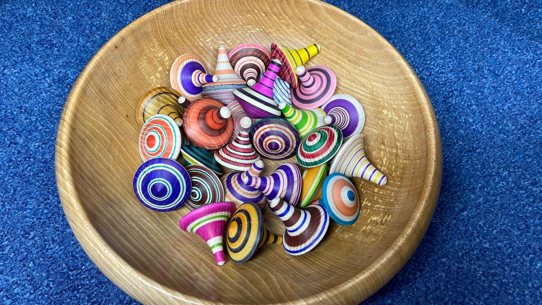 Spinning Top Handmade Tops Spinning Tops Spinning Top Easy Etsy UK