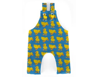 baby duck themed Baby and Kid Overalls, short overalls, shortiealls, dress overalls, pant overalls. baby shower